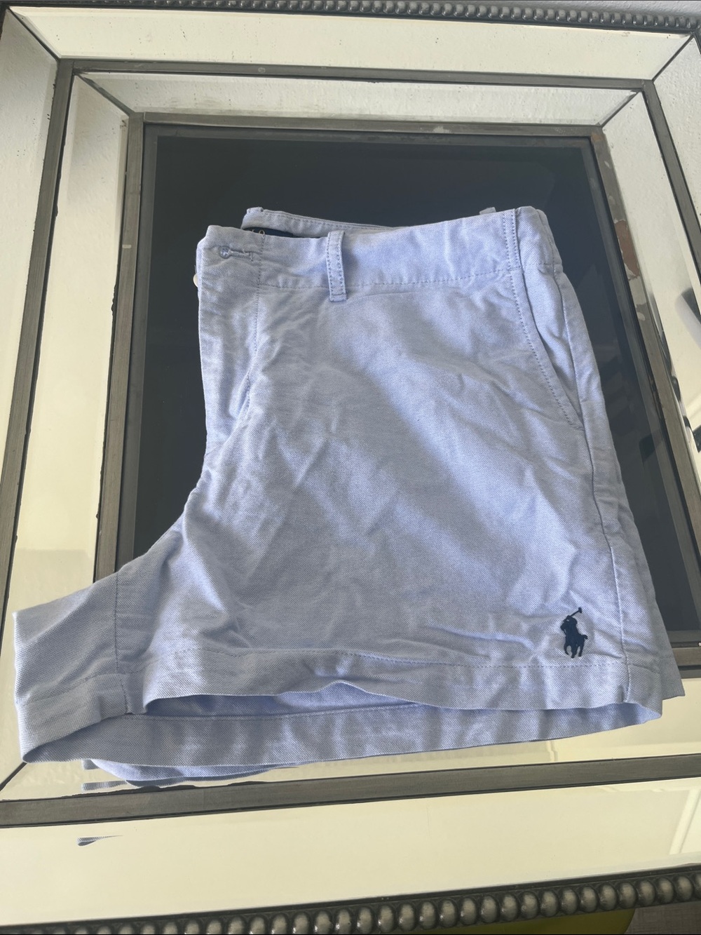 Ralph Lauren Women’s Light Blue Polo Cotton Shorts